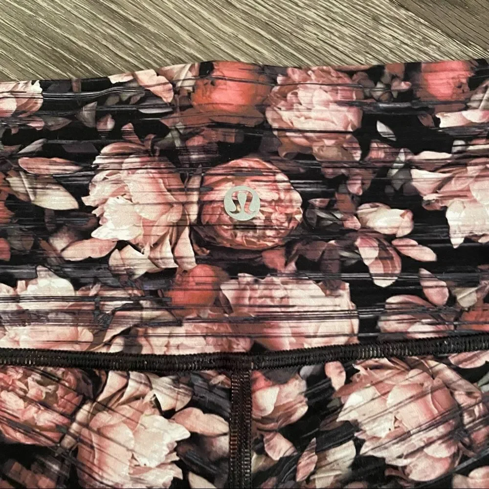 Lululemon Wunder Under Peony Multi Hi-Rise Tight nwot